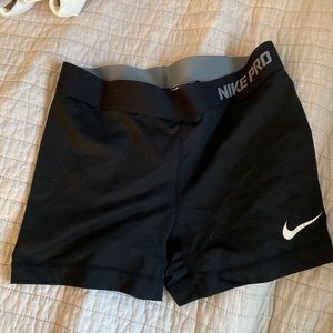 BLACK NIKE PRO SPANDEX